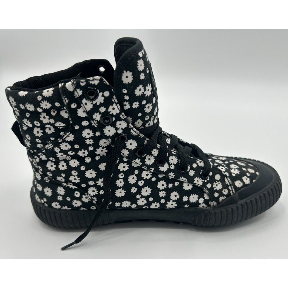 Levi's  Women's Floral Olivia Floral Fabric Hightop Shoes Size 8 - Picture 3 of 9